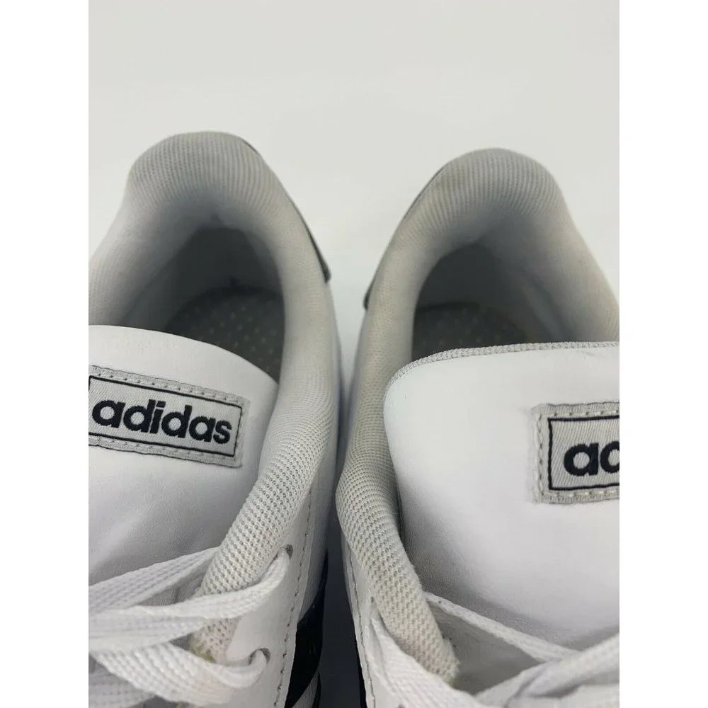 Men's adidas Grand Court Low Top Sneakers White Black Size‎ 11.5 F36392